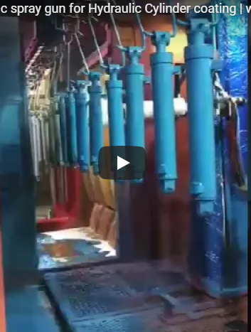 hydraulic cylinder coating |www.hdaspraygun.com