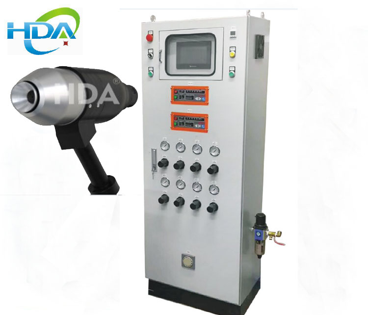 HDA 60 bell gun spraying liquid electrostatic spraying