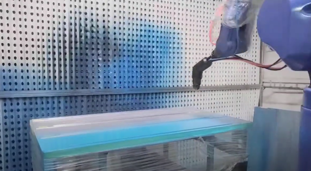 Robot Spraying System HDA Lqiuid Paint Electrostatic Industrial spray coating machine