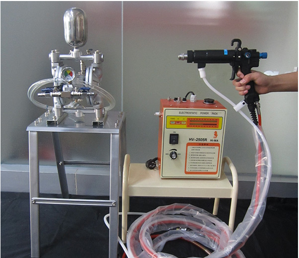HONGDA electrostatic spray gun, electrostatic liquid spray gun, coating systems