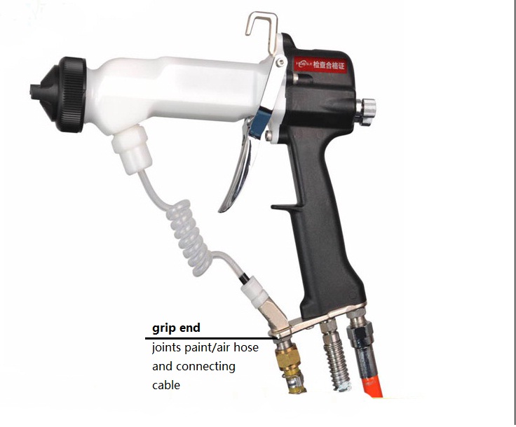 HDA electrostatic liquid paint spray gun | www.hdaspraygun.com