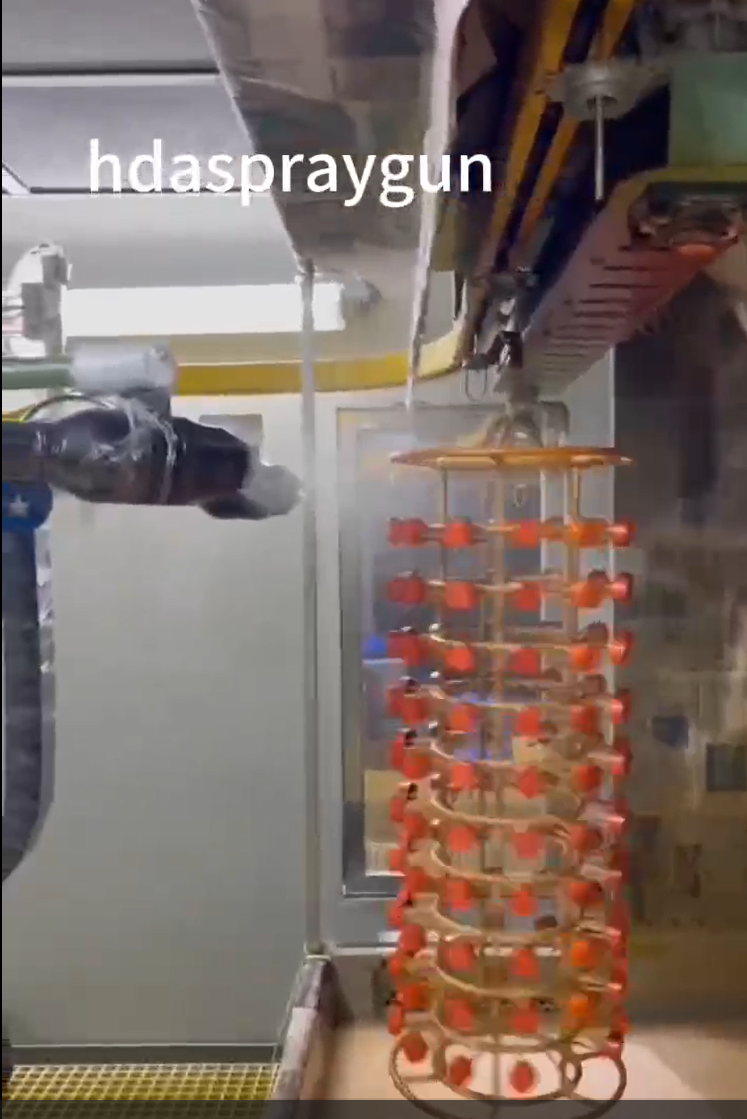 glass bottle coating spraying 
