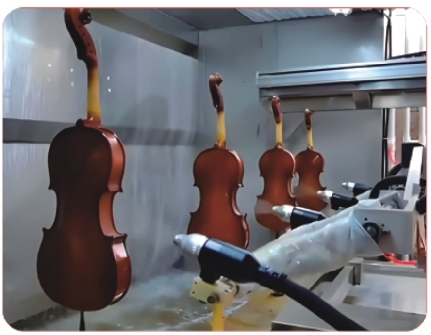 violonceelo paint spray system