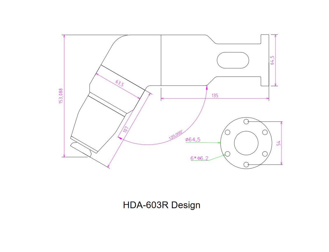 HDA-603R electrostatic rotating spray system 