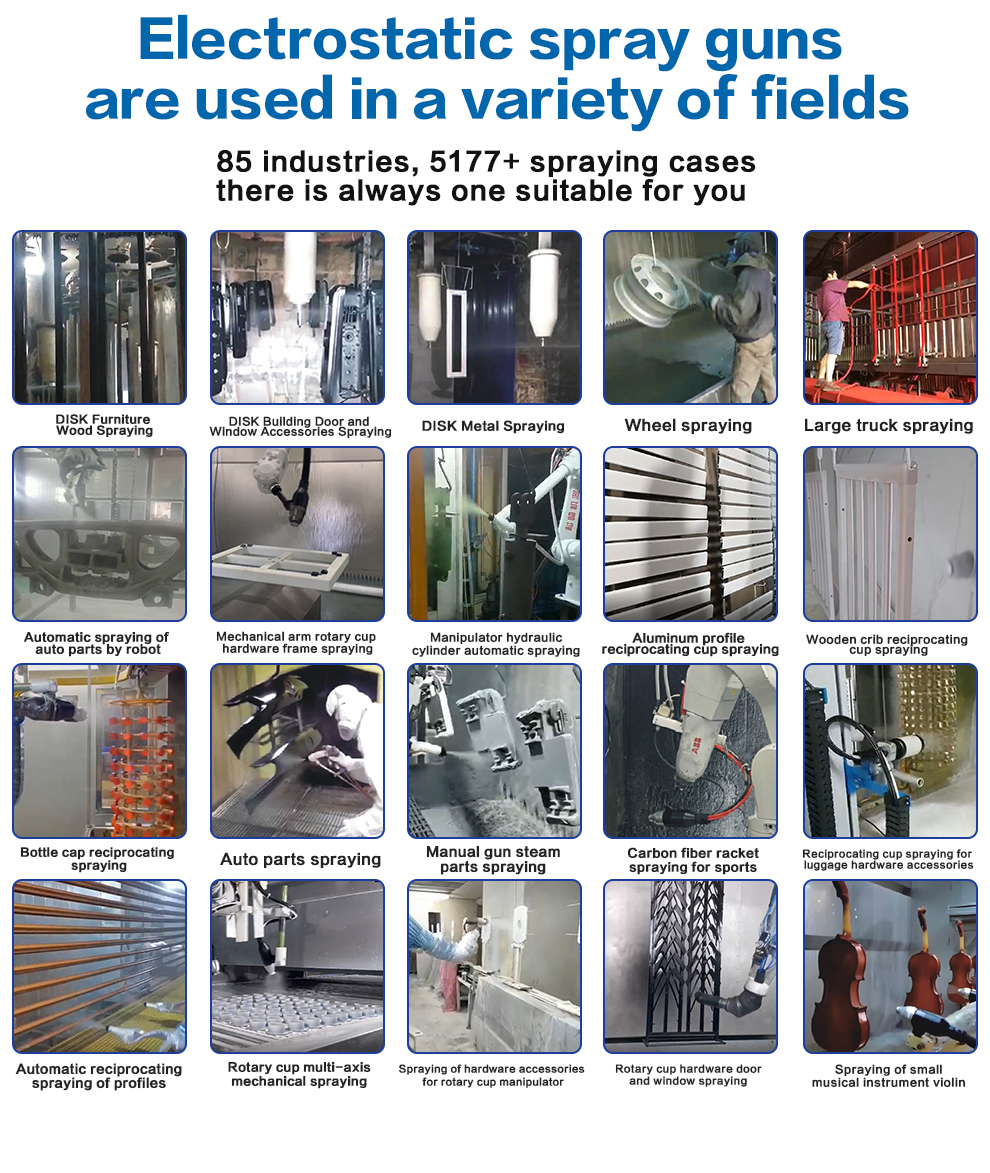 HDA electrostatic spray gun 