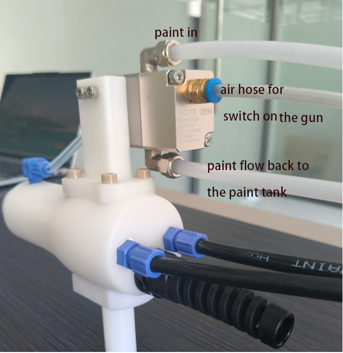 auto electrostatic spray gun 