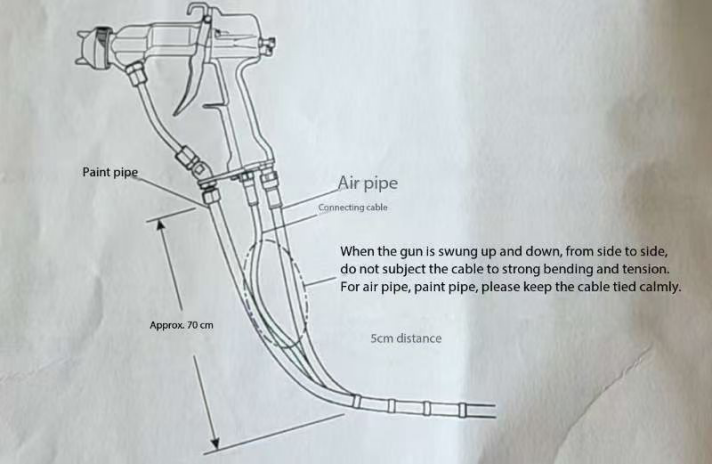 liquid paint spray gun 