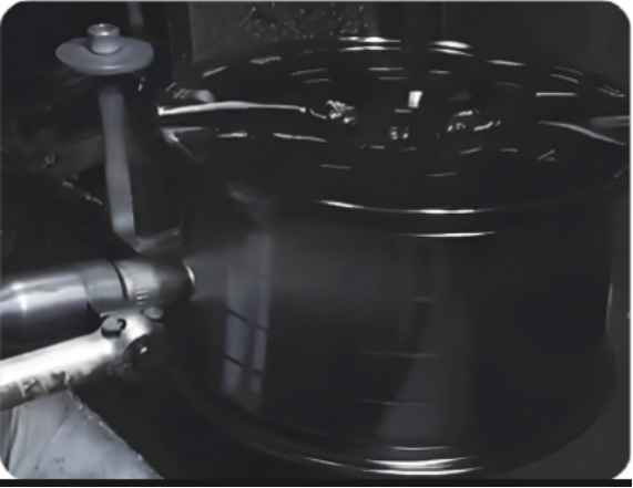 car wheels auto coating machine