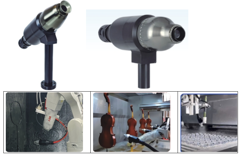 rotary bell cup electrostatic spray gun 