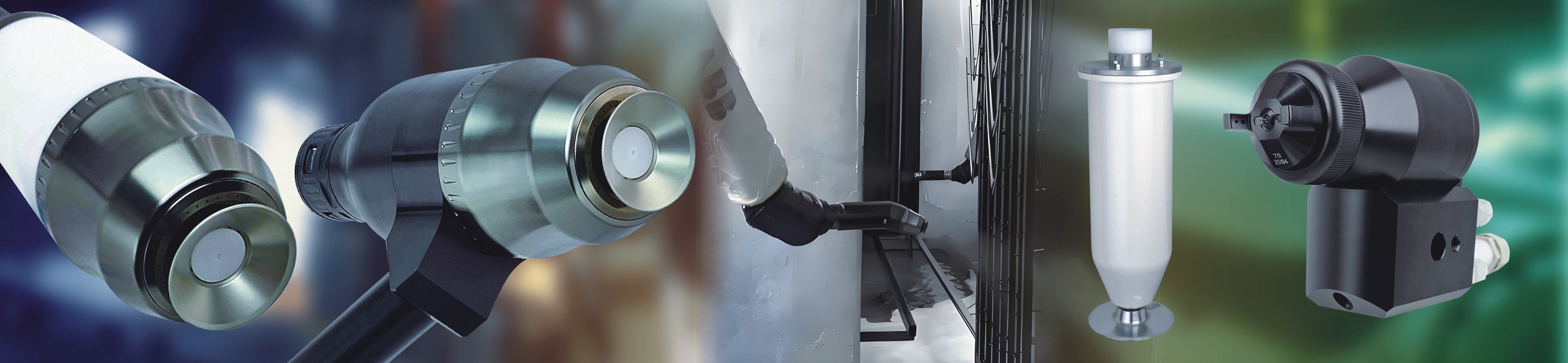 HDA electrostatic spray guns 